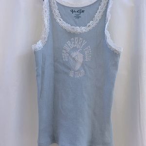 brandy melville “strawberry fields” crop top